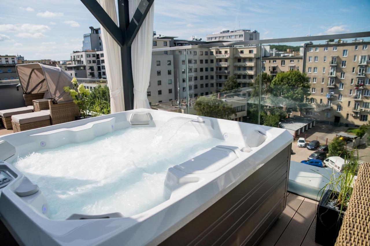 Appartamento Luksusowy Penthouse Z Jacuzzi I Widokiem Na Morze Gdynia Esterno foto